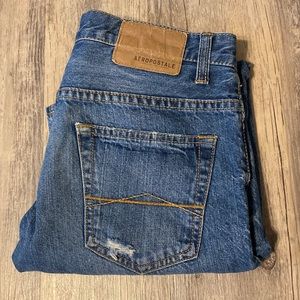 Aeropostale Slim Straight Jean Medium Wash Size 28/30